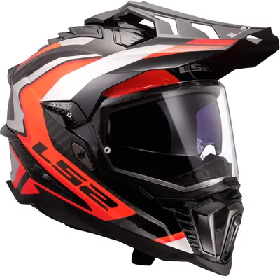 Produktbild von Enduro Helm LS2 MX701 EXPLORER CARBON Frontier II Glänzendes Orange größe XXL