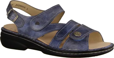 Produktbild von Finn Comfort Gomera Alfa jeans Damen Sandale in Blau, Größe 37