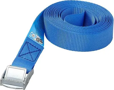 Immagine prodotto di Cinghia di ancoraggio blu con chiusura a scatto 5 metri