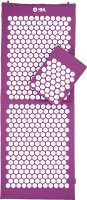 Produktbild von VITAL Akupressurmatte & Kissen Set XL aubergine