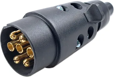 Produktbild von Anhängerstecker | 7-polig | 12V | 16A | Kunststoff