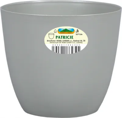 Image de Nohel Garden Cache-pot PATRICIE MODERN plastique mat d21x19cm