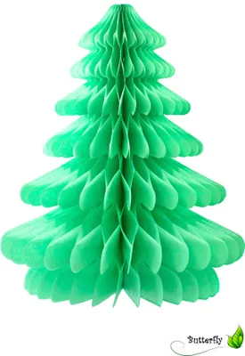 mintgrün Papierbaum