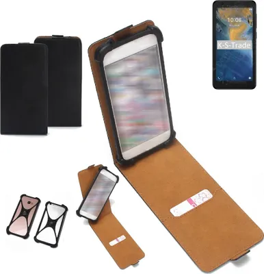 Produktbild von K-S-Trade Handyhülle Schutzhülle kompatibel mit ZTE Blade A31 Lite Hülle Case Cover Flip Style Bumper schwarz 1x