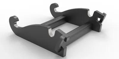Produktbild von Joma-Tech Adapter CW20/30/40 Hammeraufnahme/gedreht mit eingeschweißten Rohren kompatibel mit Verachtert Schnellwechselsystem