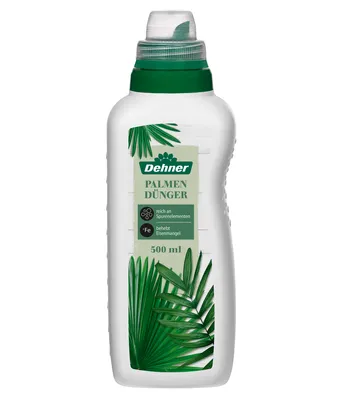 Produktbild von Dehner Palmendünger, hochwertiger Flüssigdünger, Dünger für Palmen, organischer NPK-Dünger, mit Spurennährstoffen, 500 ml, für ca. 100 l