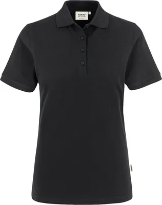Produktbild von HAKRO Poloshirt Classic Damen #110  Gr. XL schwarz