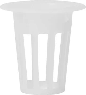 Produktbild von Hydrocultuur-Pflanztopf - 100 Stück für Bodenlose Pflanzen - Garten Gemüsepflanzen - Weiss