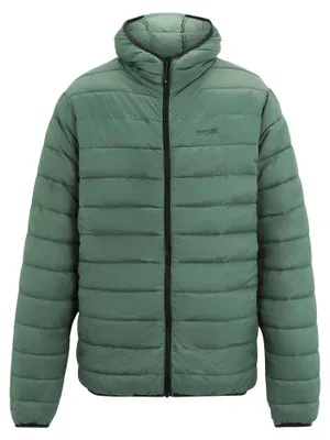 Imagen del producto de Chaqueta impermeable y transpirable "Marizion" con capucha para hombre, modelo RG9069 (talla L), color verde oscuro