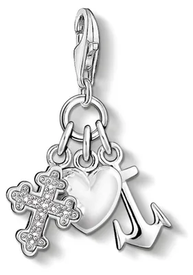 Produktbild von Thomas Sabo 0409-051-14 Charm-Anhänger Faith Love Hope