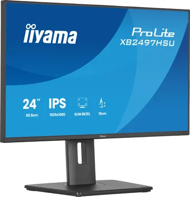 Produktbild von iiyama ProLite XB2497HSU-B1 Computerbildschirm 60,5 cm (23.8") 1920 x 1080 Pixel Full HD LED Schwarz