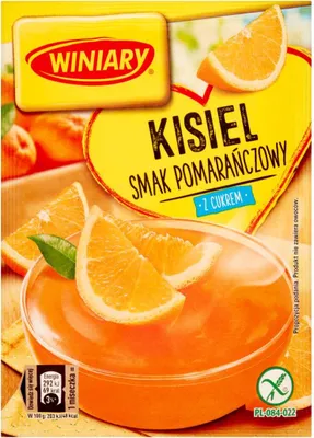 Zdjęcie produktu dla Winiary Kisiel Pomarańczowy z Cukrem 77 g