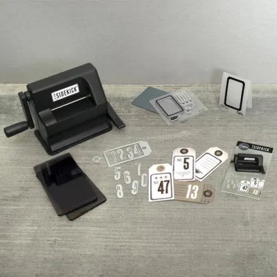 Produktbild von Sizzix Sidekick Starter Kit Stanz- und Prägemaschine - Black - by Tim Holtz