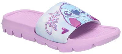 Produktbild von LEOMIL Disney Lilo & Stitch LS002270, Kinder Pantoletten lila EVA Badeschuhe Strand Schuhe, Lila 24