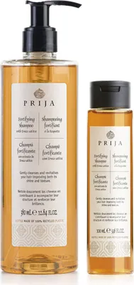 Obrázek produktu pro Kosmetická sada PRIJA: Regenerační šampon na vlasy 380ml + Regenerační šampon na vlasy 100ml