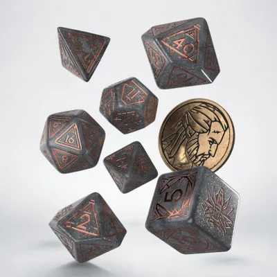Zdjęcie produktu dla Kości Wiedźmin - Geralt (7 szt.)
