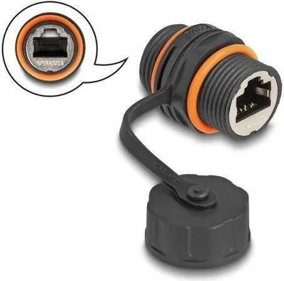 Productafbeelding van Delock 88145 DELOCK Kabelverbinder RJ45 Buchse zu RJ45 Buchse Wasserdicht
