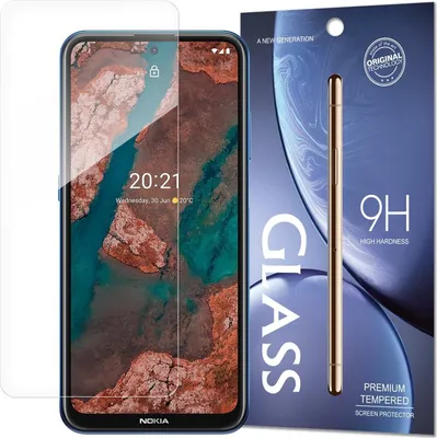 Produktbild von Schutzglas 9H kompatibel mit Nokia XR20 Displayschutzfolie Panzerfolie Passgenau Glas