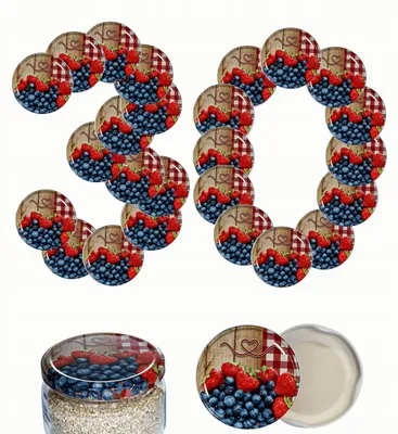Produktbild von Wamar-Sosenka Twist-off-Deckel 82mm 30 Stück Muster A