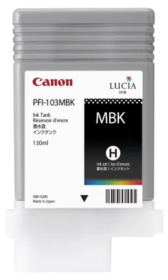 Imagen del producto de Tinta CANON PFI103MBK para IPF5100, color mate