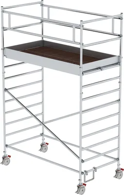 Produktbild von MUNK Rollgerüst mit Doppelplattform 1,35x2,45m Plattform, 5,00m AH