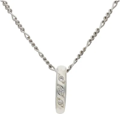 Produktbild von JuwelmaLux Anhänger Taufring 925/000 Sterling Silber mit synth. Zirkonia JL30-02-3991