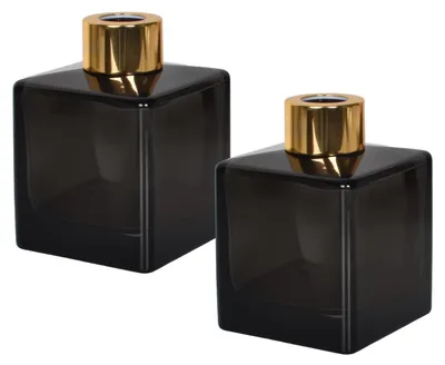 Produktbild von Set mit 2 Glasflaschen mit Diffusoraufsatz, je 150 ml, für Aromatherapie