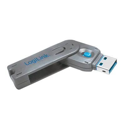 Produktbild von LogiLink USB-A-Port Schloss 1 Schlüssel/1 Schloss