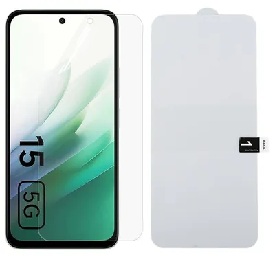Produktbild von Für Xiaomi Redmi 15 5G Fill Front Screen Protector Hydrogel Display Schutz Folie