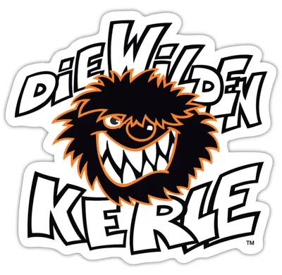 Produktbild von Spreadshirt Die Wilden Kerle Logo Sticker Aufkleber, 10 x 10 cm, Mattweiß