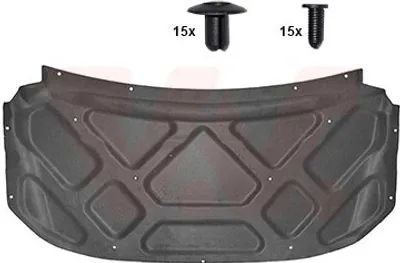 Produktbild von VAN WEZEL 1828460 Motorraumdämmung für FORD MONDEO III Kombi (BWY) Motorhaube Motorhaubendämmung
