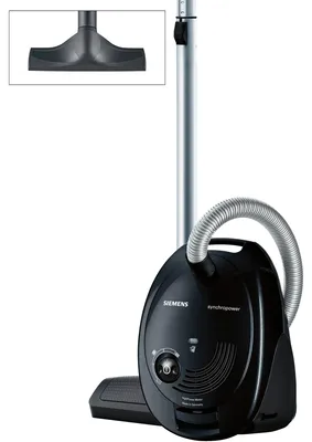 Productafbeelding van Siemens VS06A212 synchropower stofzuiger, zwart