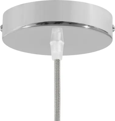 Zdjęcie produktu dla Zestaw metalowych cylindrycznych lamp sufitowych Creative Cables Krm57fccr srebrny srebrny jeden rozmiar