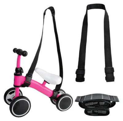 Produktbild von Schultergurt Tragegurt für Laufrad Roller Fahrrad universell passend schwarz 8616