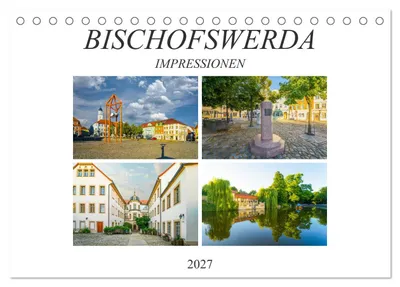 Produktbild von Bischofswerda Impressionen (Tischkalender 2027 DIN A5 quer), CALVENDO Monatskalender