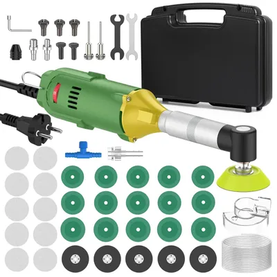 Produktbild von Elektrische Geradschleifmaschine - 350 W - 15000 U/min - 6 Geschwindigkeiten - 220 V Netzbetrieb - Für Fugenreinigung, Schleifen und Polieren - Grün