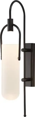 Zdjęcie produktu dla Balde - Kinkiet LED 65 cm Czarny Metal + Szkło