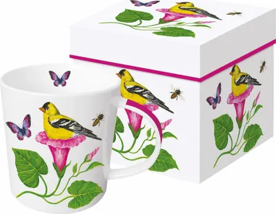 Produktbild von PPD Morning Glory Nest Trend Mug, in Geschenkbox, Tasse, Teetasse, Kaffee Becher, 350 ml, 604400