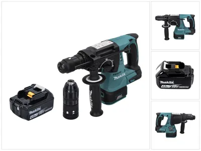 Produktbild von Makita DHR 243 M1 Akku Bohrhammer 18 V SDS plus Brushless + 1x Akku 4,0 Ah - ohne Ladegerät
