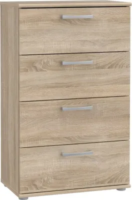 Obrázek produktu pro Nábytek24 Komoda NIKO CPLK14N, komoda, komoda, 4 zásuvky Dub Sonoma