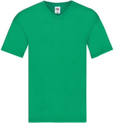 Obrázek produktu pro Fruit of the Loom 61-426-0 | Pánské tričko s výstřihem do V - barva: Kelly Green - velikost: XL