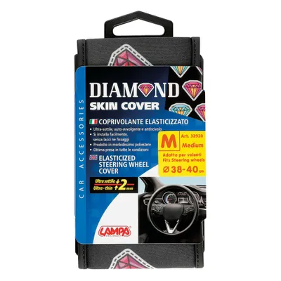 Produktbild von LAMPA 32920 Diamond Lenkradbezug Schwarz Lenkradhülle