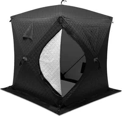 Immagine prodotto di Campingzelt Saunazelt 1-2 Persone wasserdicht 180 x 180 x 210 cm GI92 schwarz