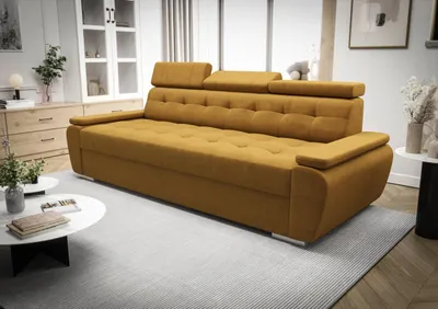 Produktbild von Dreisitziges Sofa 230 cm Gelb Kronos 01 Kongo RBS01
