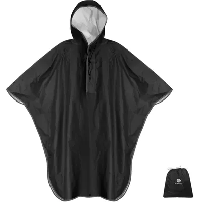 Produktbild von Wasserdichter Poncho für Erwachsene, leicht und faltbar