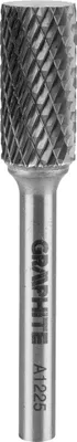 Produktbild von GRAPHITE HM Metallfräser, zylindrisch, Typ A, Schaft 6 x 45 mm, für Schleifmaschine, für Aluminium, Kunststoff