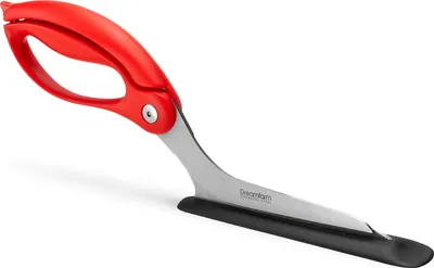 Produktbild von Scizza Pizzaschere Rot mit integriertem Servierer zum einfachen Portionieren