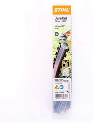 Produktbild von Stihl 9303504 Fadenstücke XL, gezahnt 185 mm x 3 mm