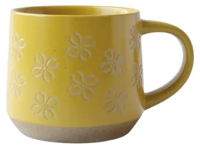 Image de Tasse à café en céramique vintage avec relief