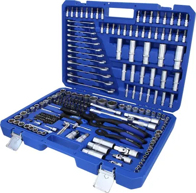 Zdjęcie produktu dla BRILLIANT TOOLS Zestaw kluczy nasadowych 216 szt. 1/4" 3/8" 1/2" - BT023216